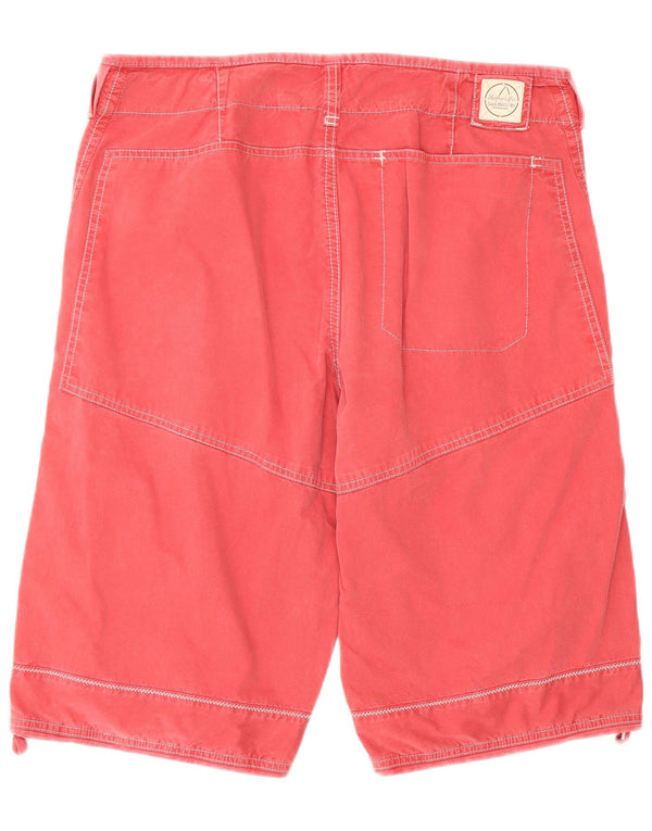 Murphy & Nye Mens Chino Shorts W36 Large Red Cotton