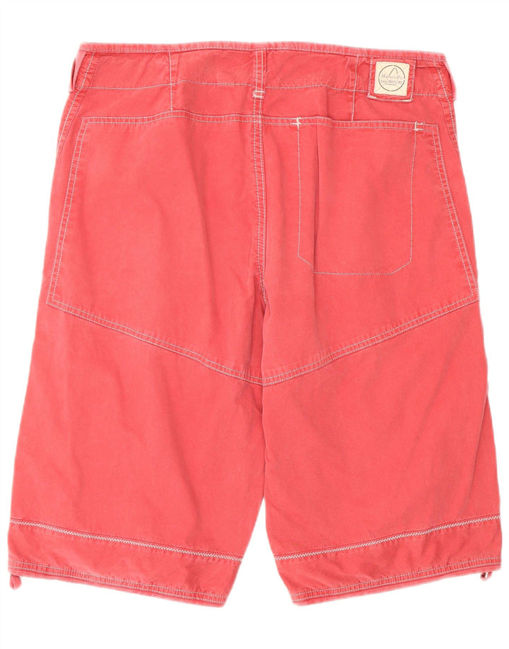 Murphy & Nye Mens Chino Shorts W36 Large Red Cotton