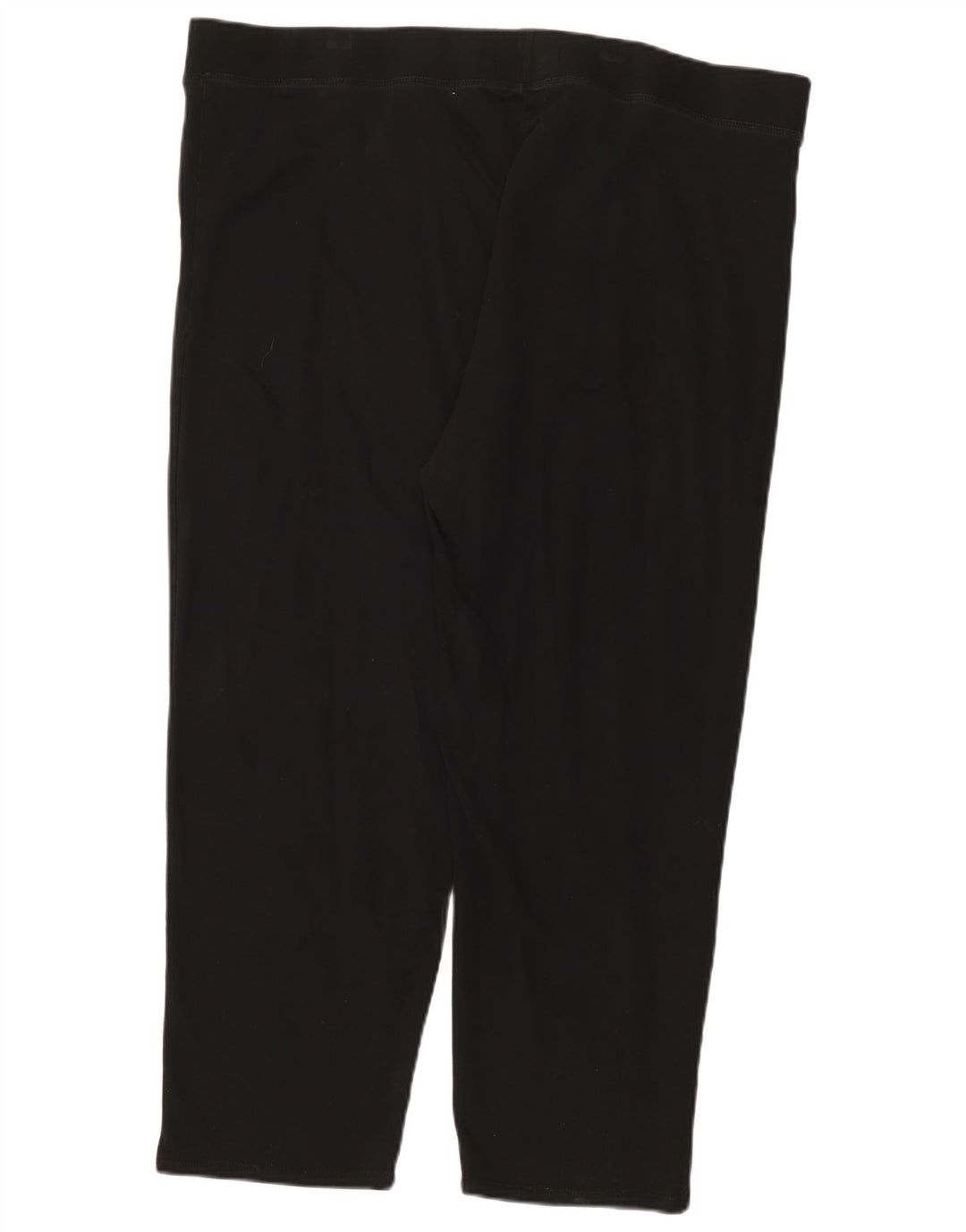 Zara Womens Leggings UK 24 4XL Black Cotton