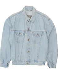 MUSTANG Mens Denim Jacket UK 36 Small Blue