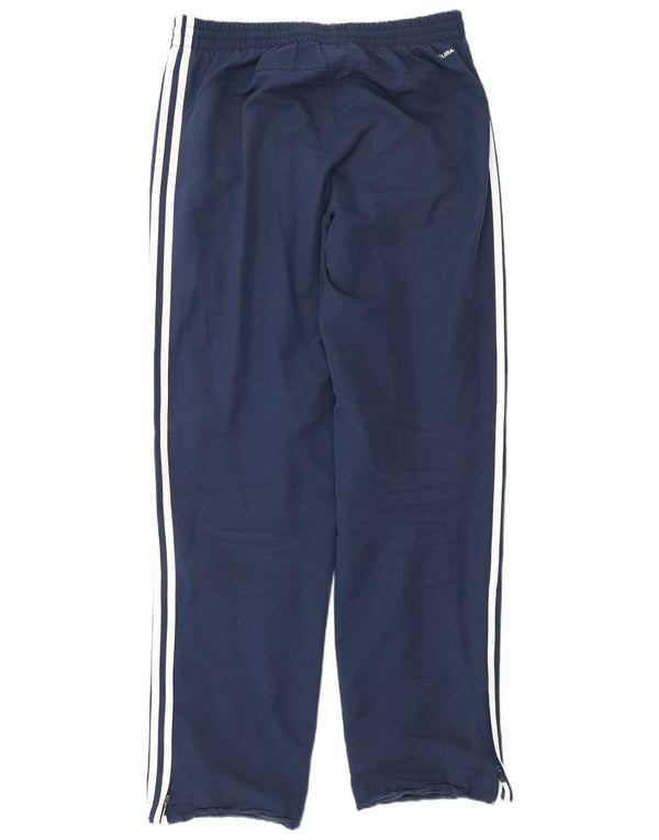 Adidas Mens Climalite Tracksuit Trousers Medium  Navy Blue Polyester