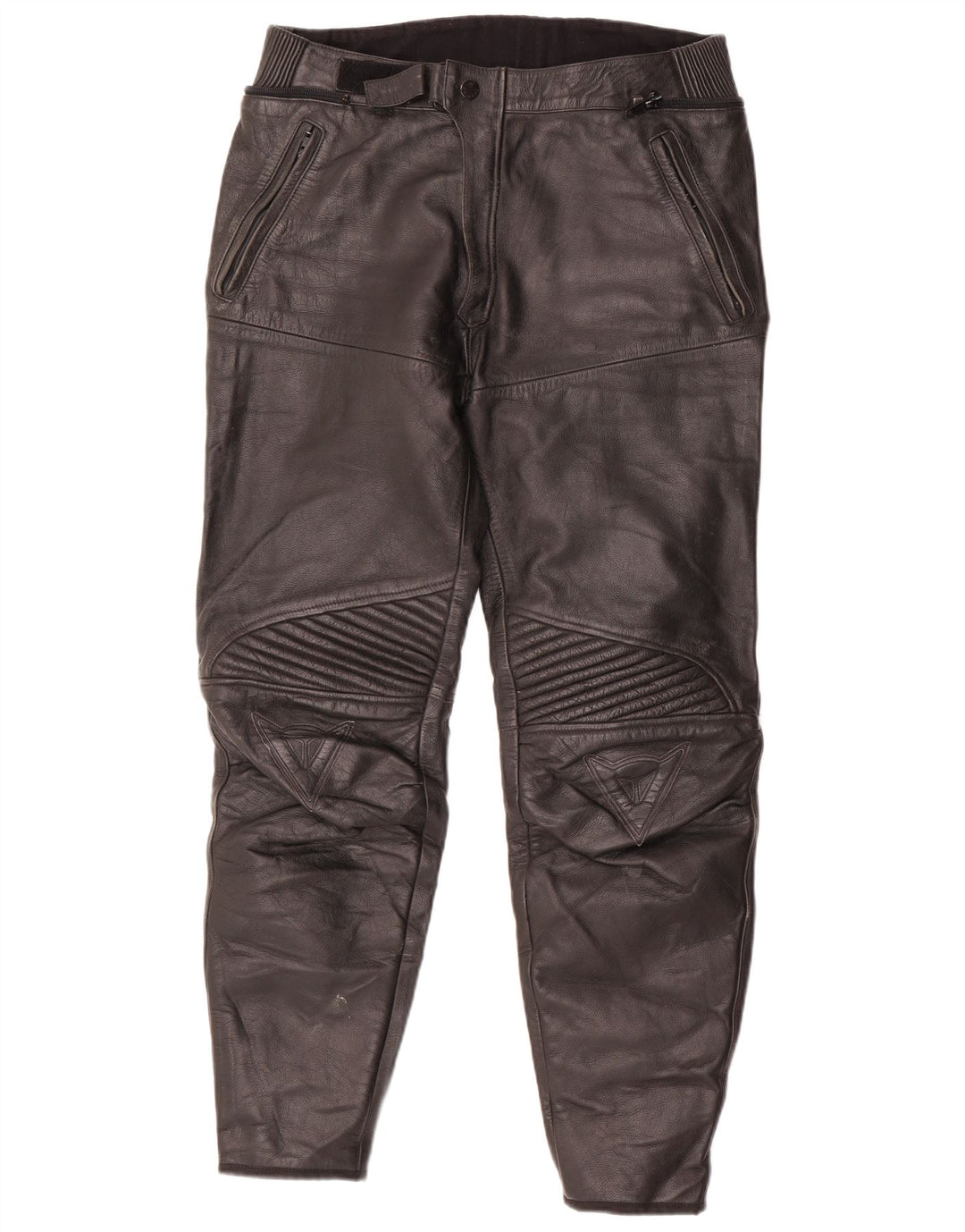 Dainese Mens Leather Moto Racer Trousers EU 54 Large W32 L30 Black