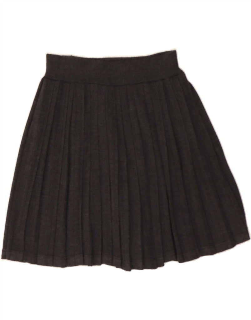 VINTAGE Girls Knife Pleated Skirt 13-14 Years W28 Black Vintage Vintage and Second-Hand Vintage from Messina Hembry 