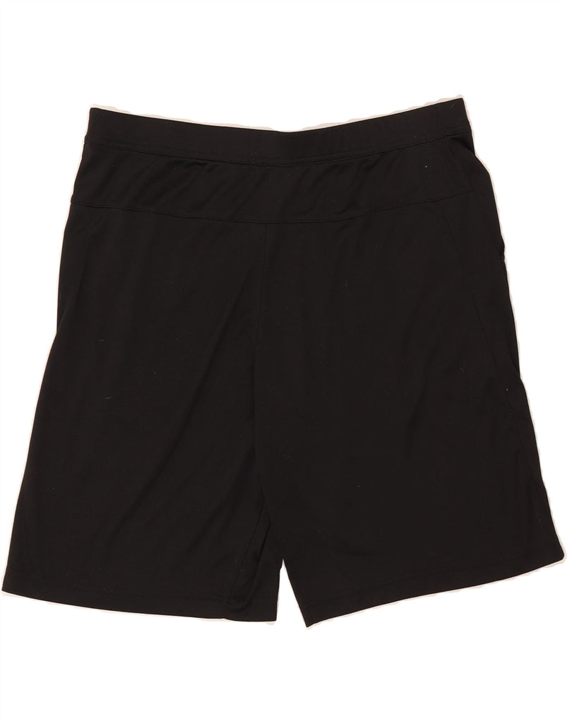 REEBOK Mens Sport Shorts Large  Black Polyester Vintage Reebok and Second-Hand Reebok from Messina Hembry 