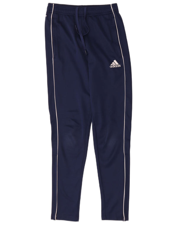 Adidas Mens Aeroready Tracksuit Trousers XS Navy Blue Polyester