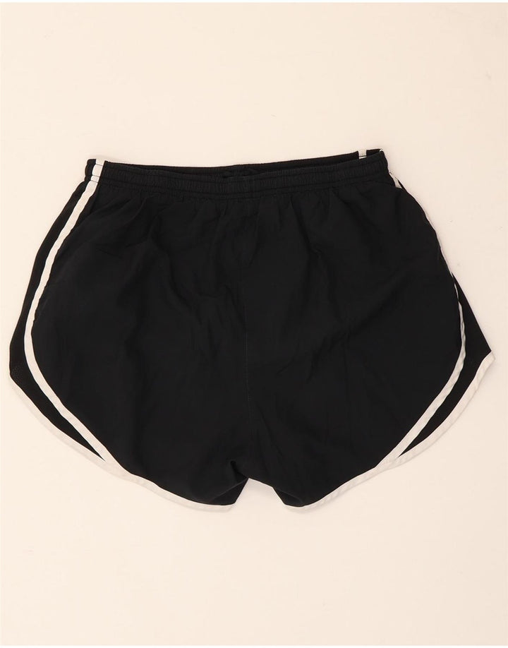 Nike Womens Dri Fit Sport Shorts UK 10 Small Black Polyester