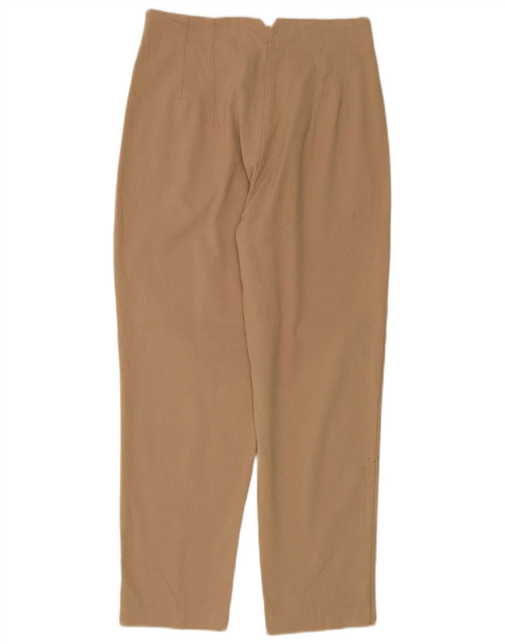 Zara Womens Tapered Suit Trousers Medium W28 L26 Beige