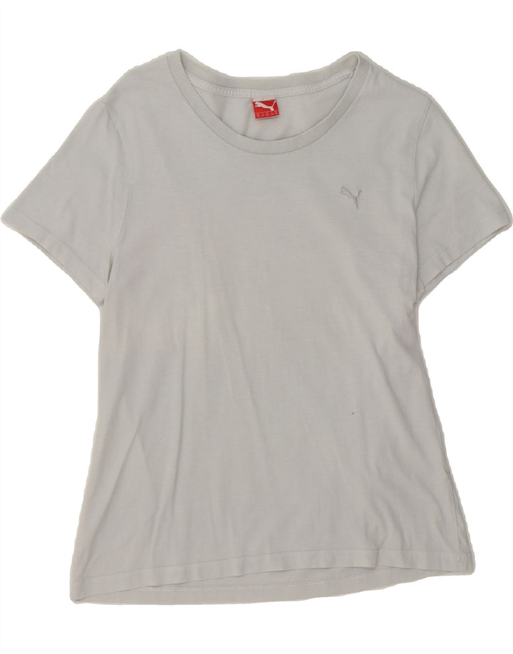 PUMA Womens T-Shirt Top UK 16 Large Blue Vintage Puma and Second-Hand Puma from Messina Hembry 