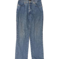 TRUSSARDI Womens Straight Jeans W28 L26 Blue Cotton Vintage Trussardi and Second-Hand Trussardi from Messina Hembry 