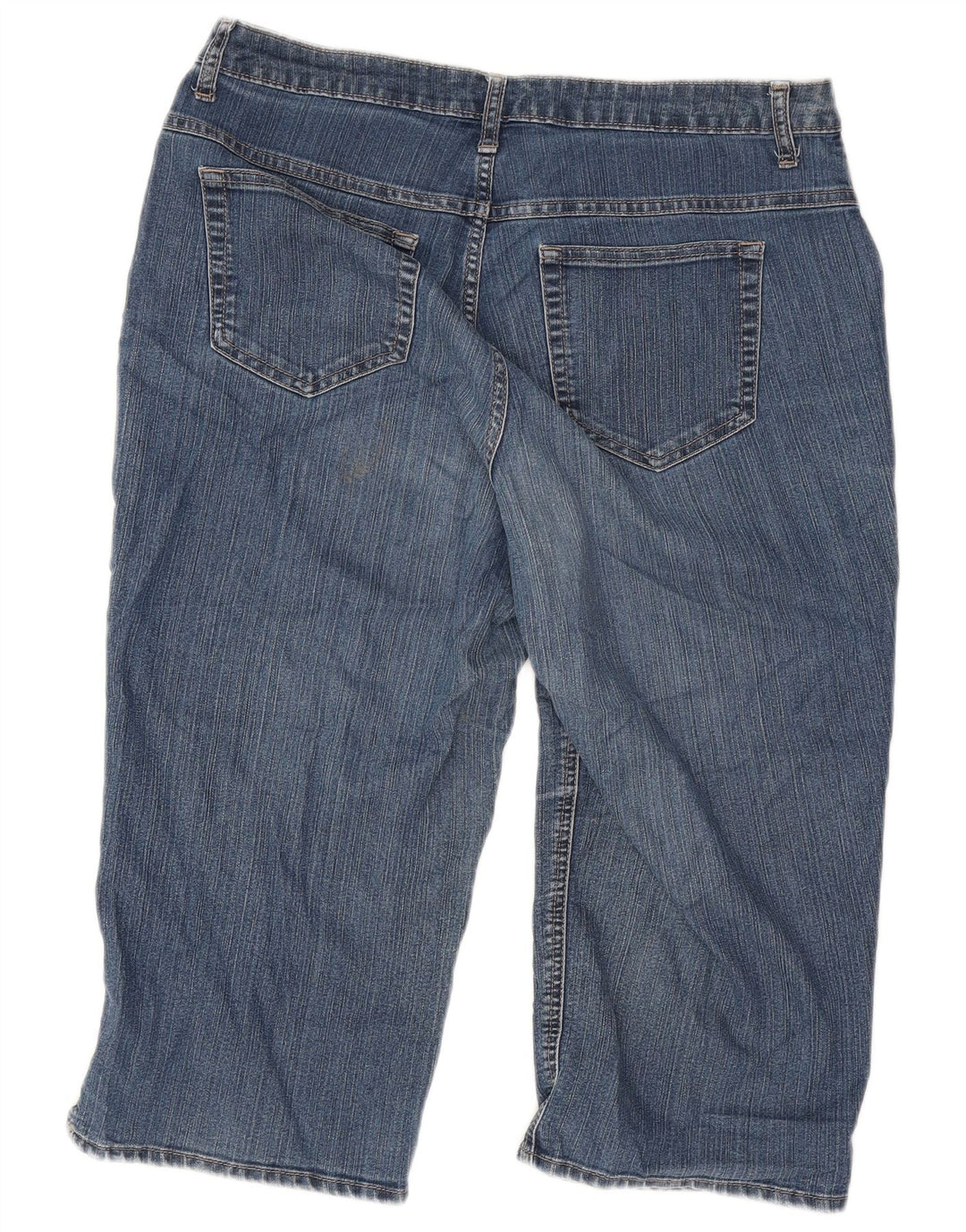 LEE Womens Riders Denim Bermuda Shorts W34 Large Blue