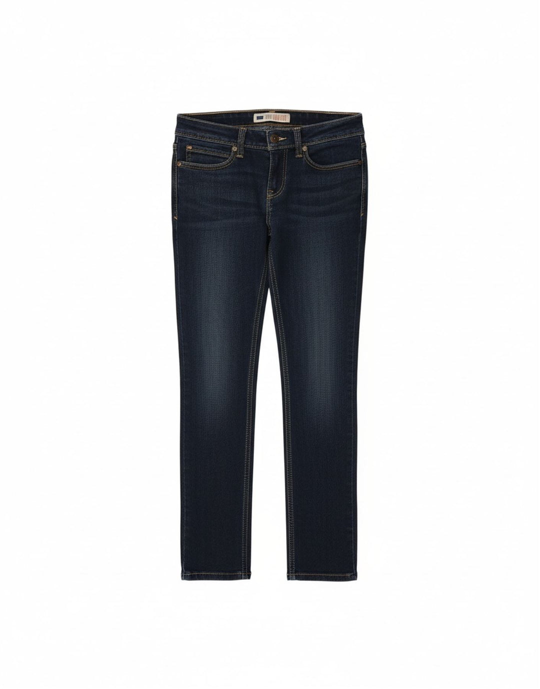 LEVI'S Womens Skinny Jeans Medium W30 L31 Navy Blue Cotton