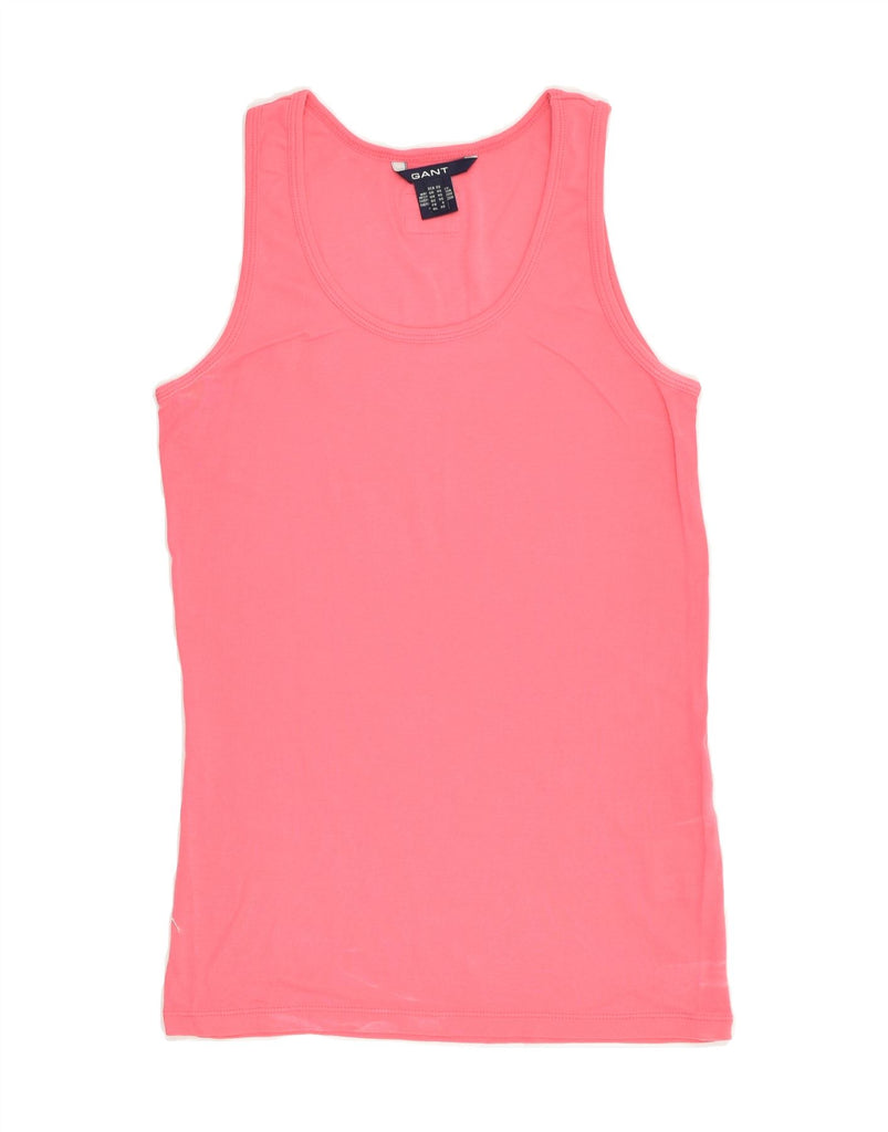 GANT Womens Vest Top UK 4 XS Pink Cotton | Vintage Gant | Thrift | Second-Hand Gant | Used Clothing | Messina Hembry 