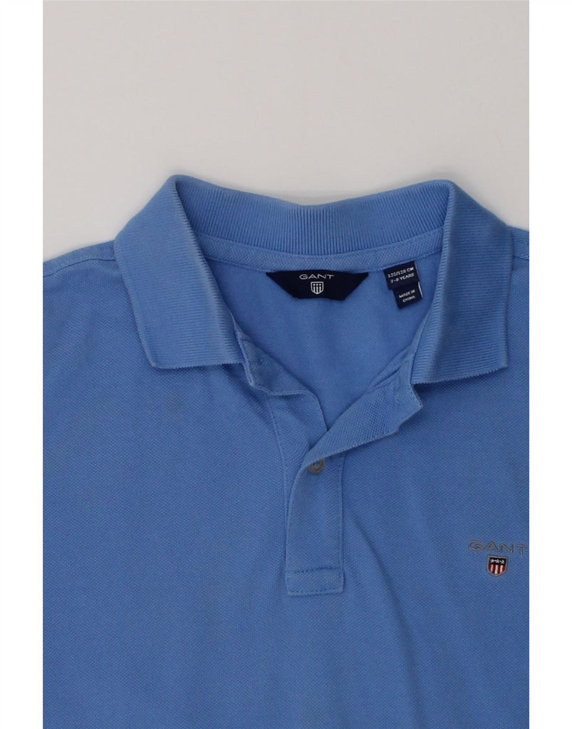 GANT Boys Polo Shirt 7-8 Years Blue Cotton | Vintage Gant | Thrift | Second-Hand Gant | Used Clothing | Messina Hembry 