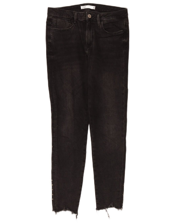 Zara Womens Skinny Jeans EU 38 Small W28 L30 Black