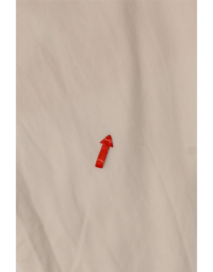 Cos Womens Straight Chino Trousers Medium White Cotton