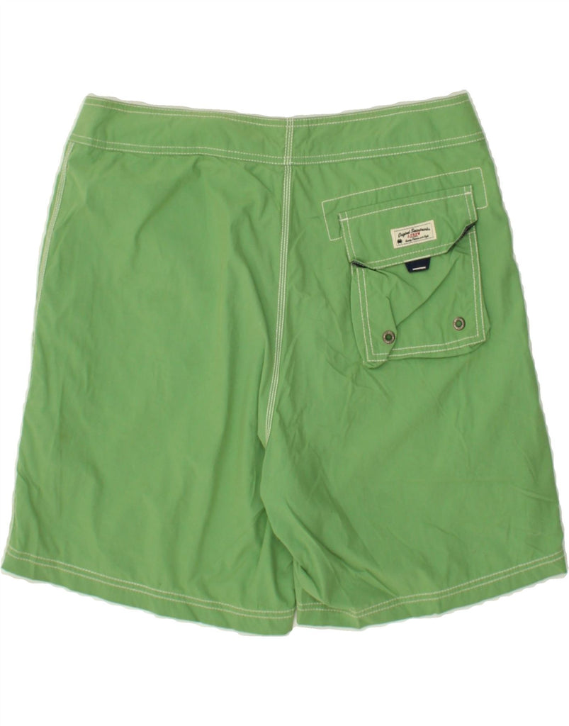 J. CREW Mens Swimming Shorts Medium Green Nylon | Vintage J. Crew | Thrift | Second-Hand J. Crew | Used Clothing | Messina Hembry 