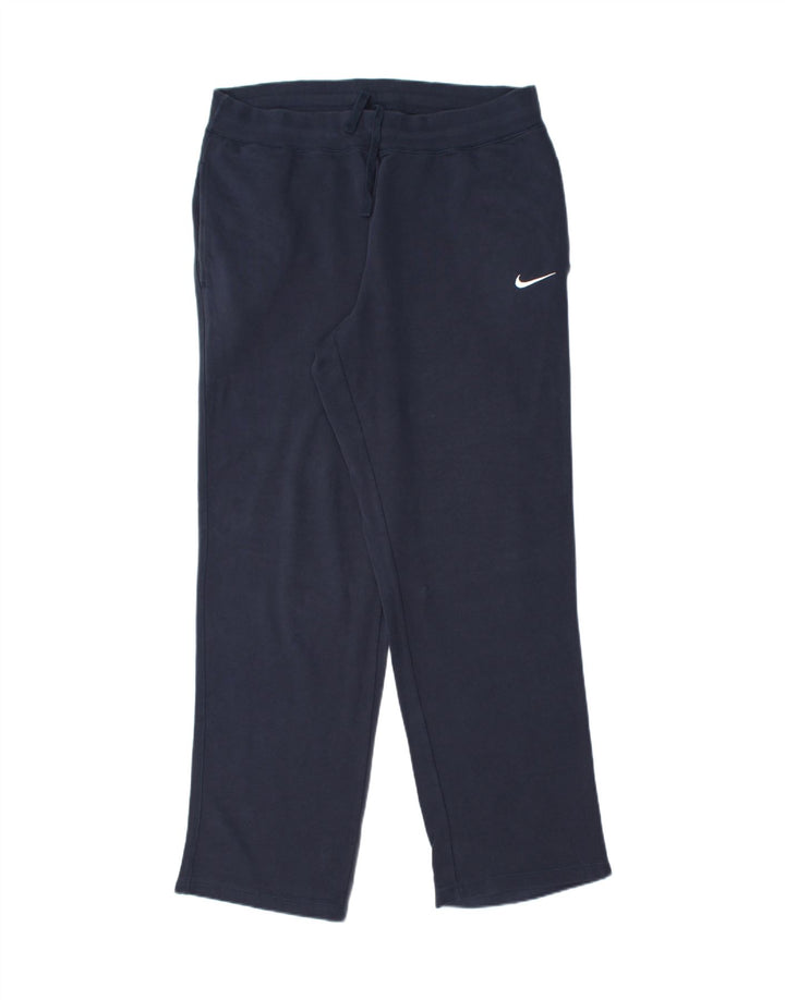 Nike Womens Tracksuit Trousers Large Navy Blue Cotton