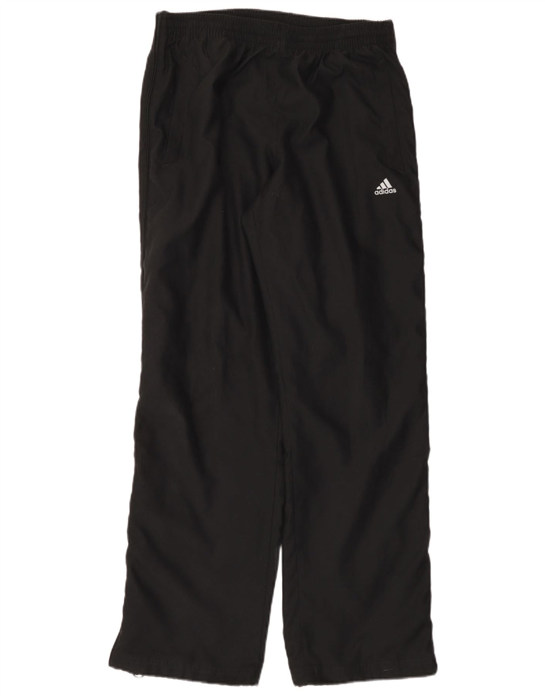 Adidas Mens Climalite Tracksuit Trousers Medium Black Polyester
