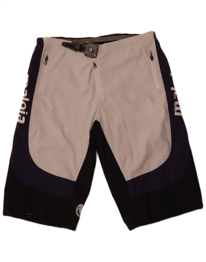 Maloja Mens Graphic Swimming Shorts Large Multicoloured Colourblock Nylon