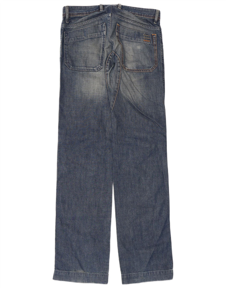 Diesel Mens Straight Jeans W29 L35 Blue Cotton