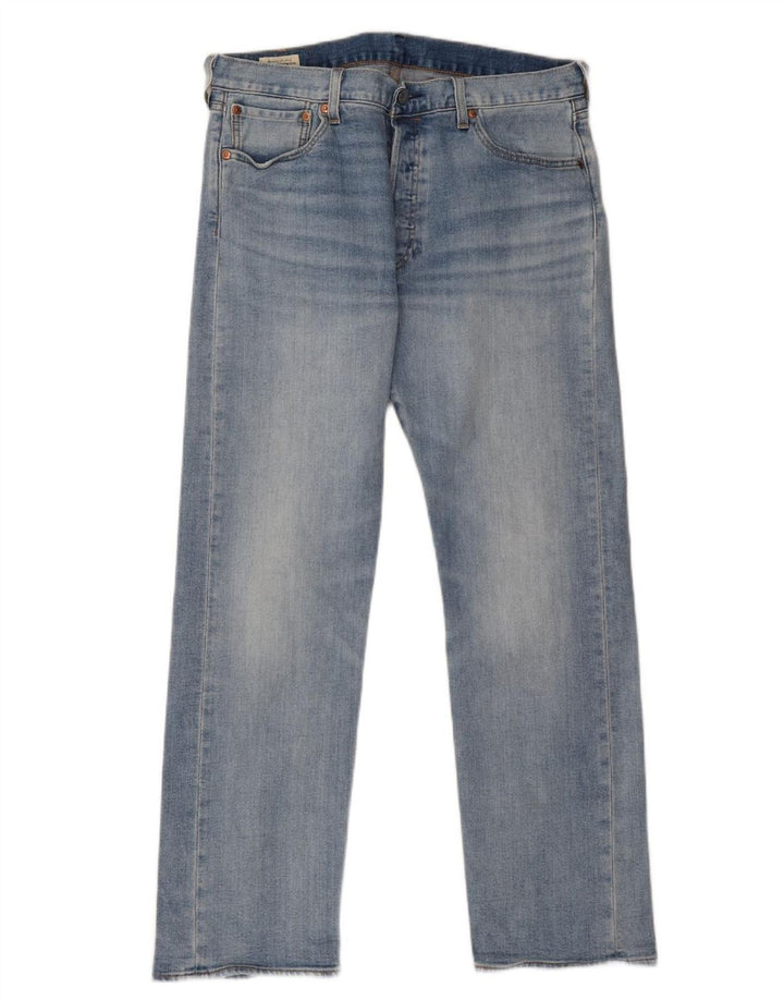Levi's Mens 501 Straight Jeans W34 L30 Blue Cotton