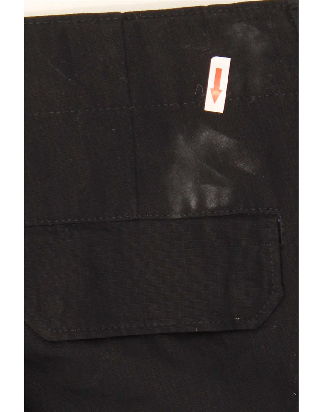 Dickies Mens Straight Cargo Trousers W38 L32 Black Cotton