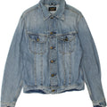 LEE Womens Denim Jacket UK 12 Medium Blue Cotton Vintage Lee and Second-Hand Lee from Messina Hembry 