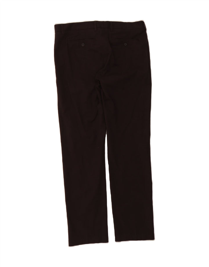 BONOBOS Womens Straight Chino Trousers W34 L32 Brown Cotton Vintage BONOBOS and Second-Hand BONOBOS from Messina Hembry 