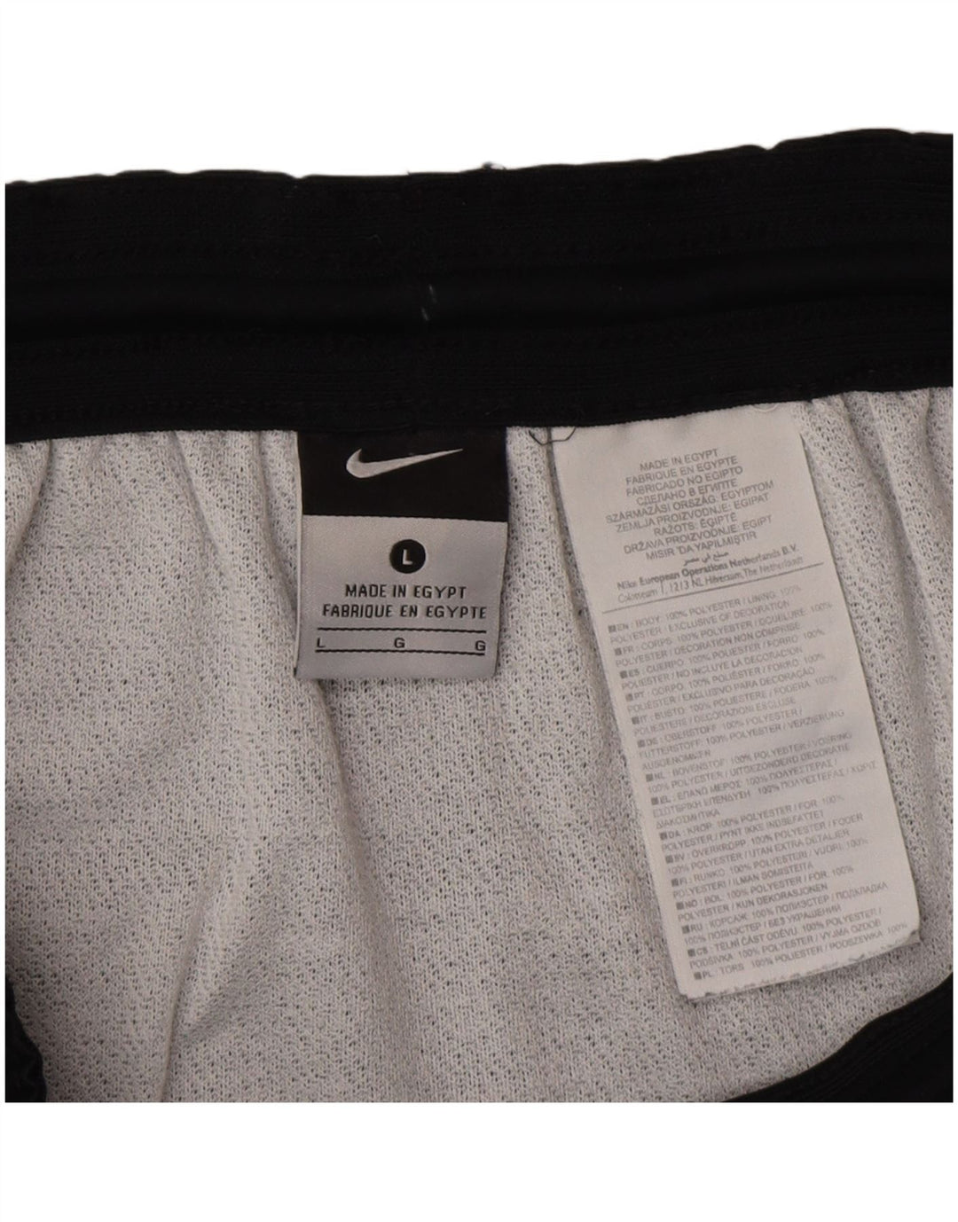 NIKE Mens Sport Shorts Large  Black Polyester