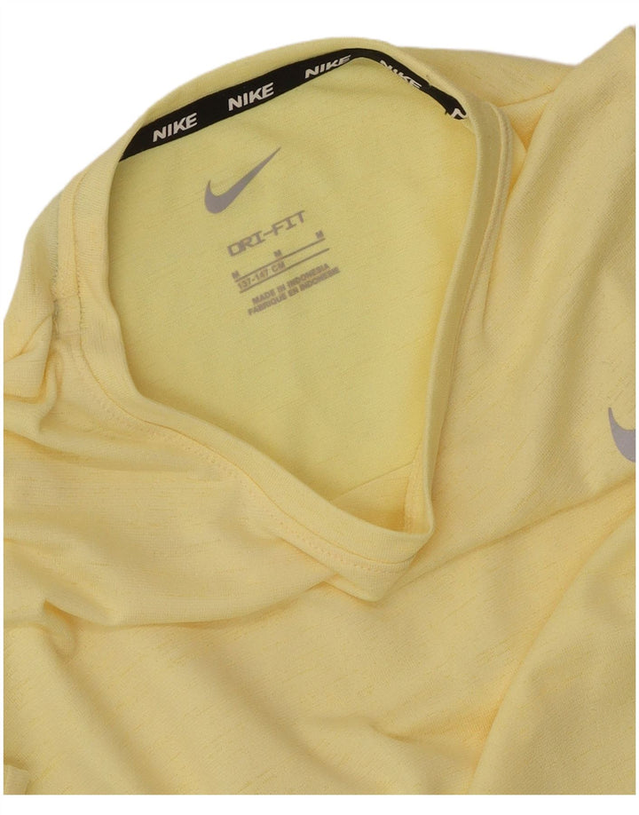Nike Boys Dri Fit T-Shirt Top 10-11 Years Medium Yellow
