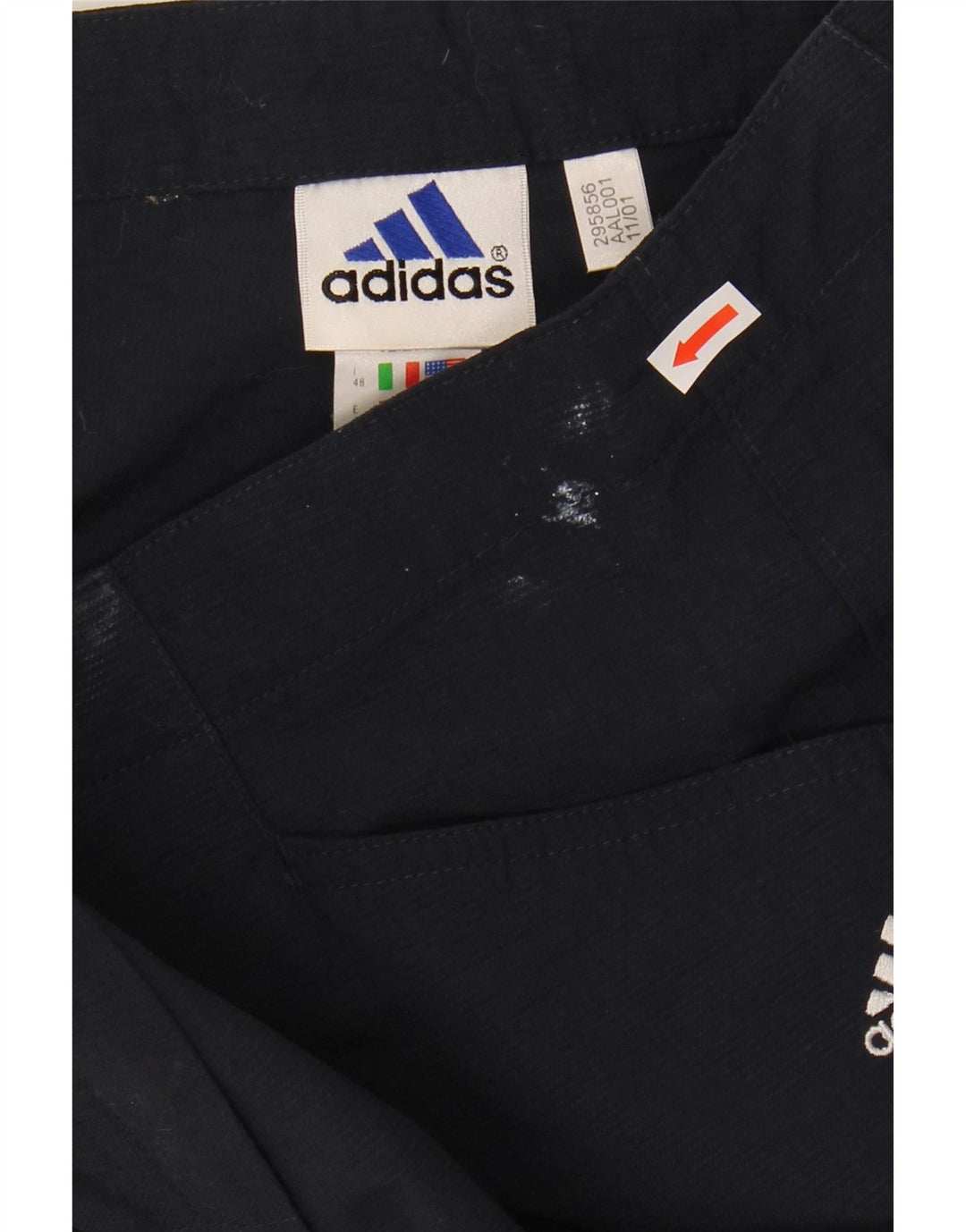 ADIDAS Womens Bermuda Shorts UK 16 Large W30 Navy Blue Polyamide Vintage Adidas and Second-Hand Adidas from Messina Hembry 