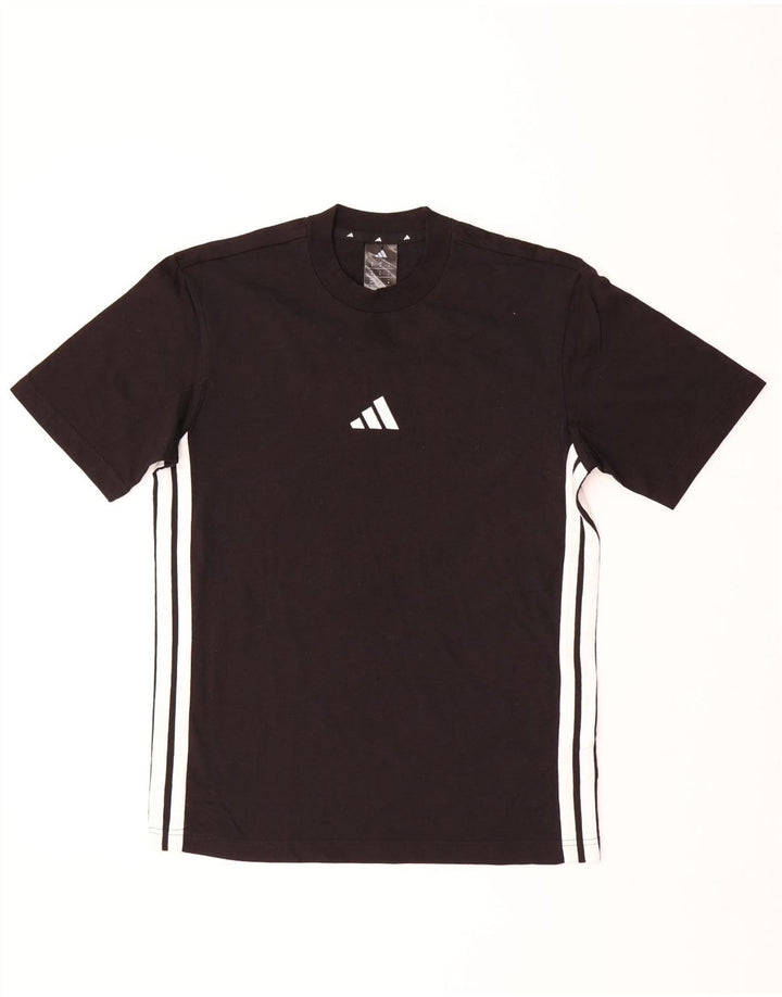 Adidas Mens Graphic T-Shirt Top Small Black Cotton