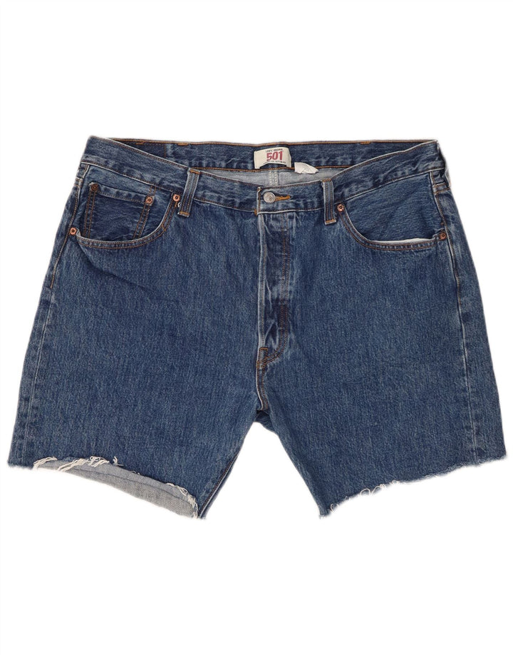 Levi's Mens 501 Denim Shorts W40 XL Blue Cotton