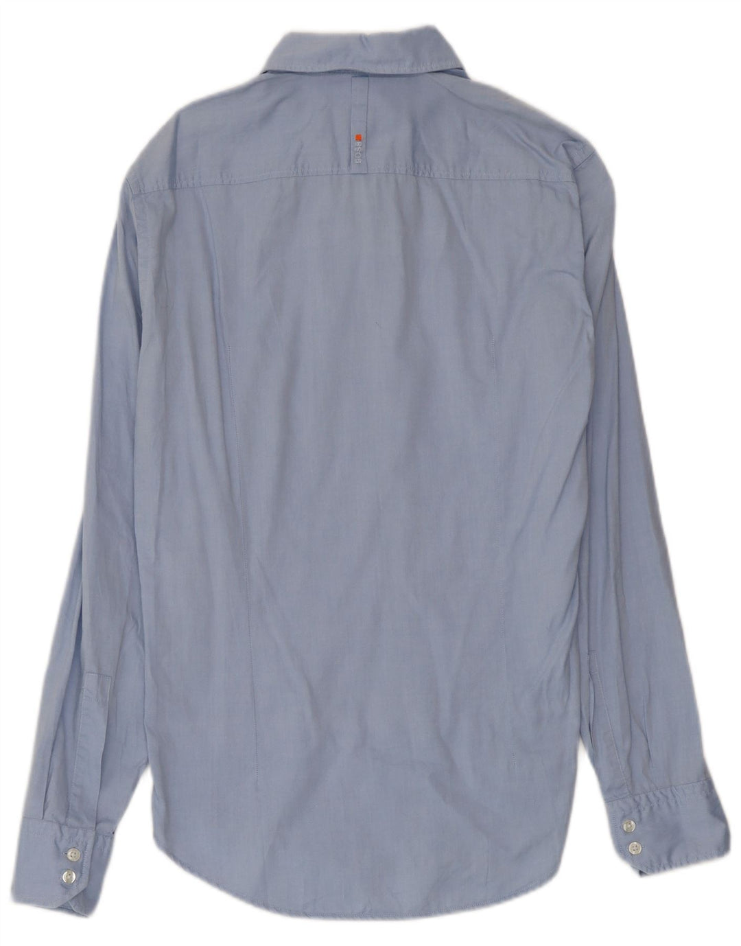 Hugo Boss Mens Shirt Small Blue Cotton