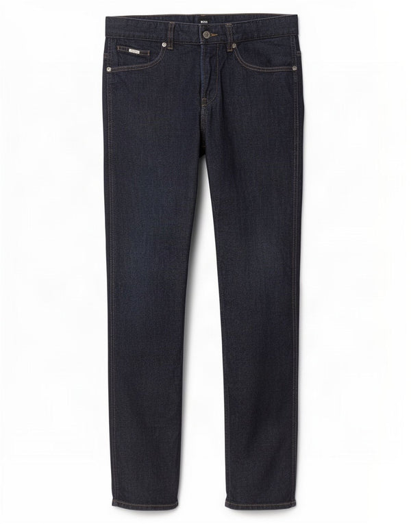 Hugo Boss Mens Slim Jeans W32 L32 Navy Blue Cotton