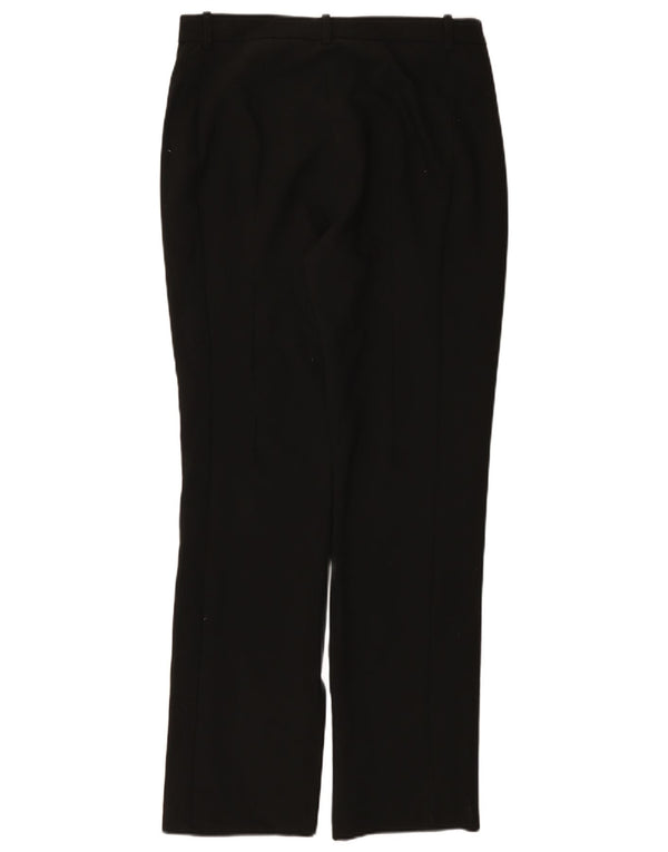 Zara Womens Straight Casual Trousers Large W30 L32 Black