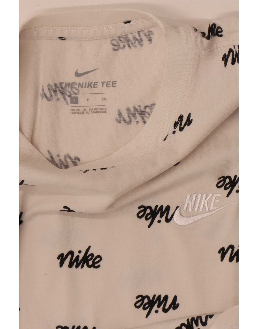 Nike Mens Graphic T-Shirt Top Small White