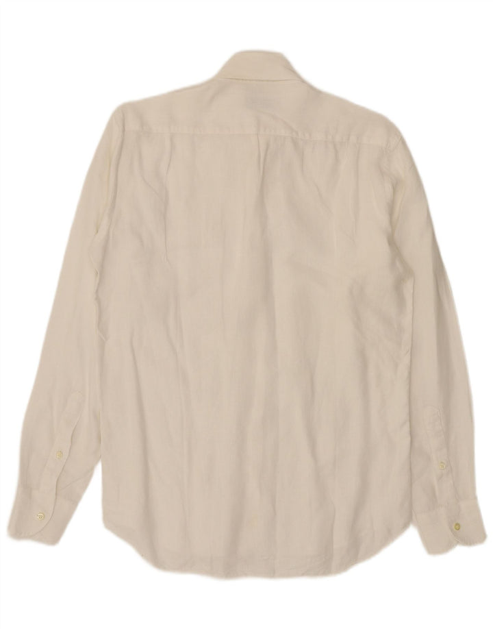VINTAGE Mens Shirt Size 39 Medium White