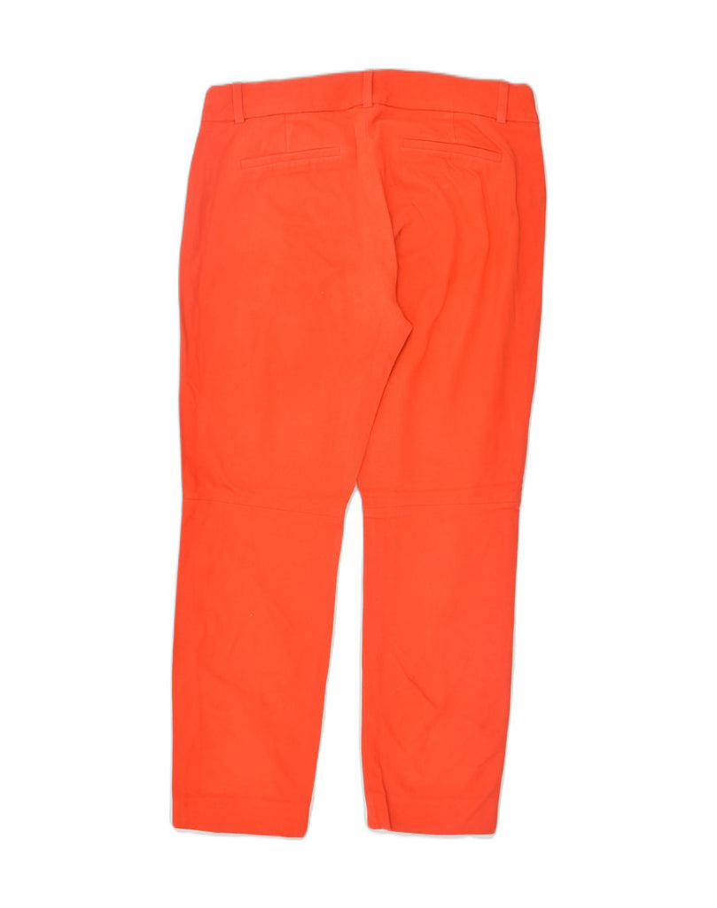 J. CREW Womens Straight Chino Trousers US 4 Small W32 L24 Orange Cotton | Vintage J. Crew | Thrift | Second-Hand J. Crew | Used Clothing | Messina Hembry 