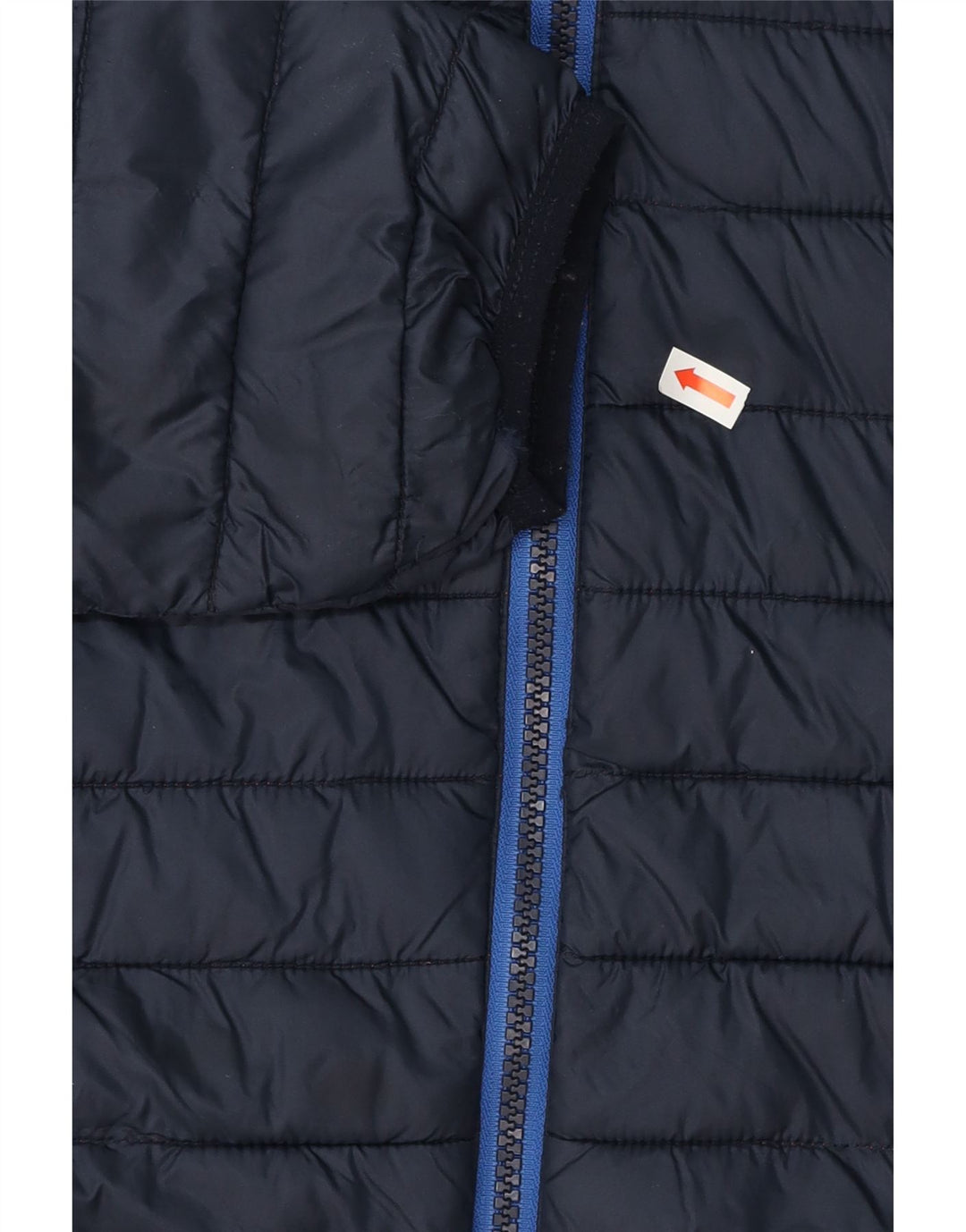 CHAMPION Boys Hooded Padded Jacket 13-14 Years XL Navy Blue Vintage Champion and Second-Hand Champion from Messina Hembry 