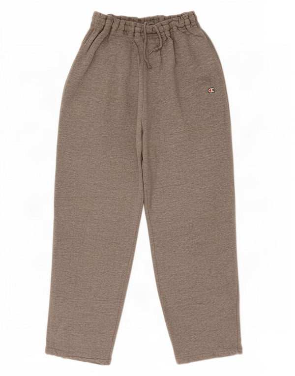 Champion Mens Tracksuit Trousers Medium Grey Flecked Cotton