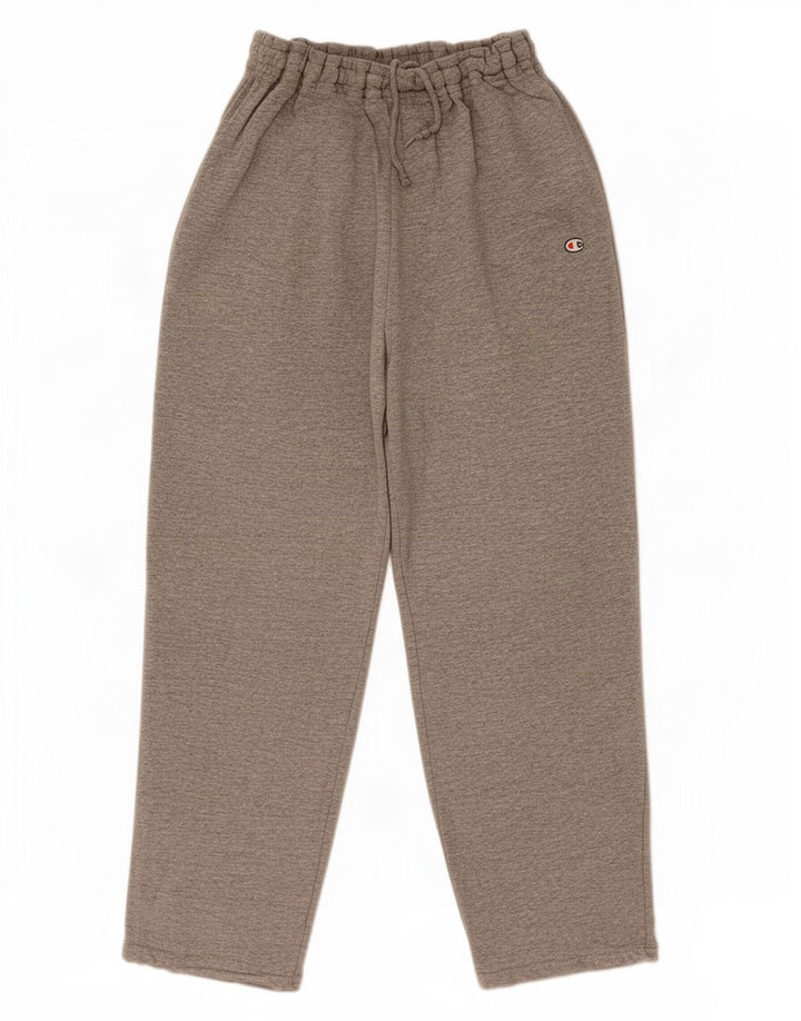 Champion Mens Tracksuit Trousers Medium Grey Flecked Cotton