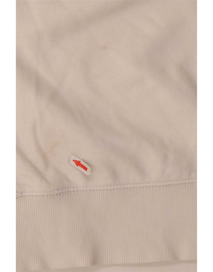 Calvin Klein Jeans Mens Sweatshirt Jumper Medium White Cotton