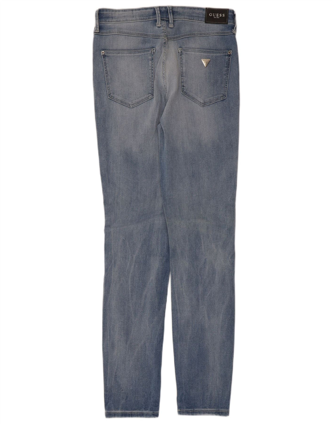 Guess Womens Skinny Jeans W29 L30 Blue Cotton