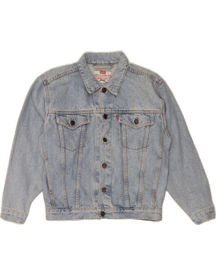LEVI'S Boys Denim Jacket 9-10 Years Blue Vintage Levi's and Second-Hand Levi's from Messina Hembry 
