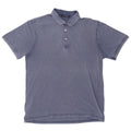 Gas Mens Polo Shirt Medium Blue Cotton