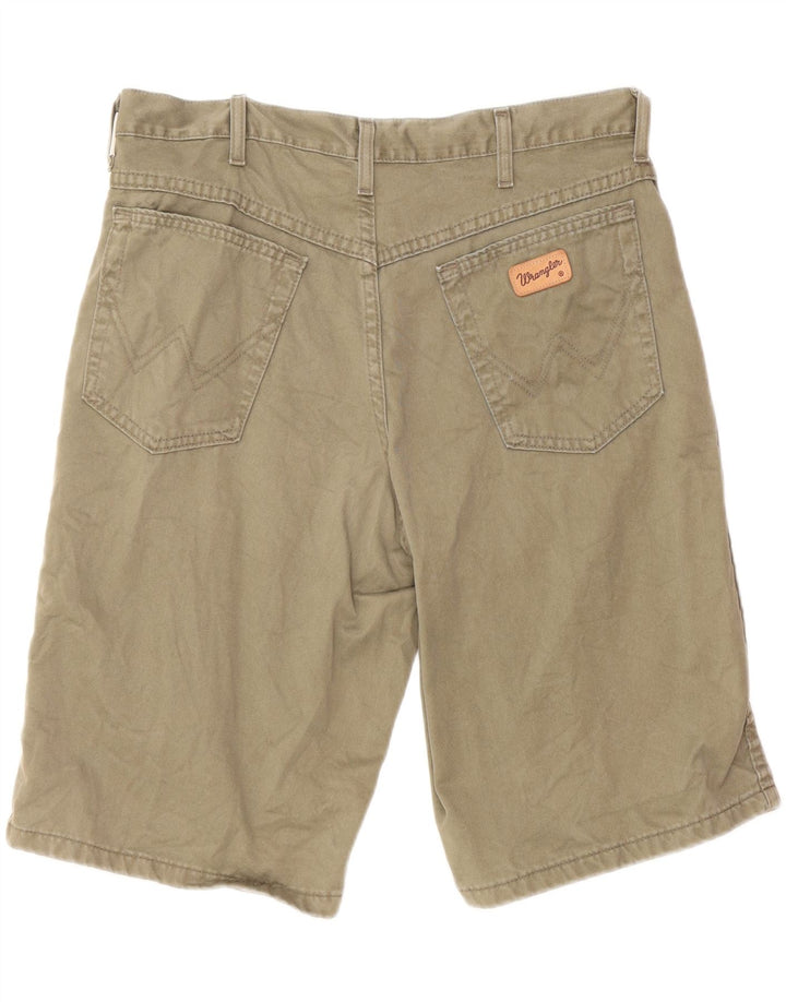 WRANGLER Mens Hawaii Casual Shorts W34 Large Khaki Cotton
