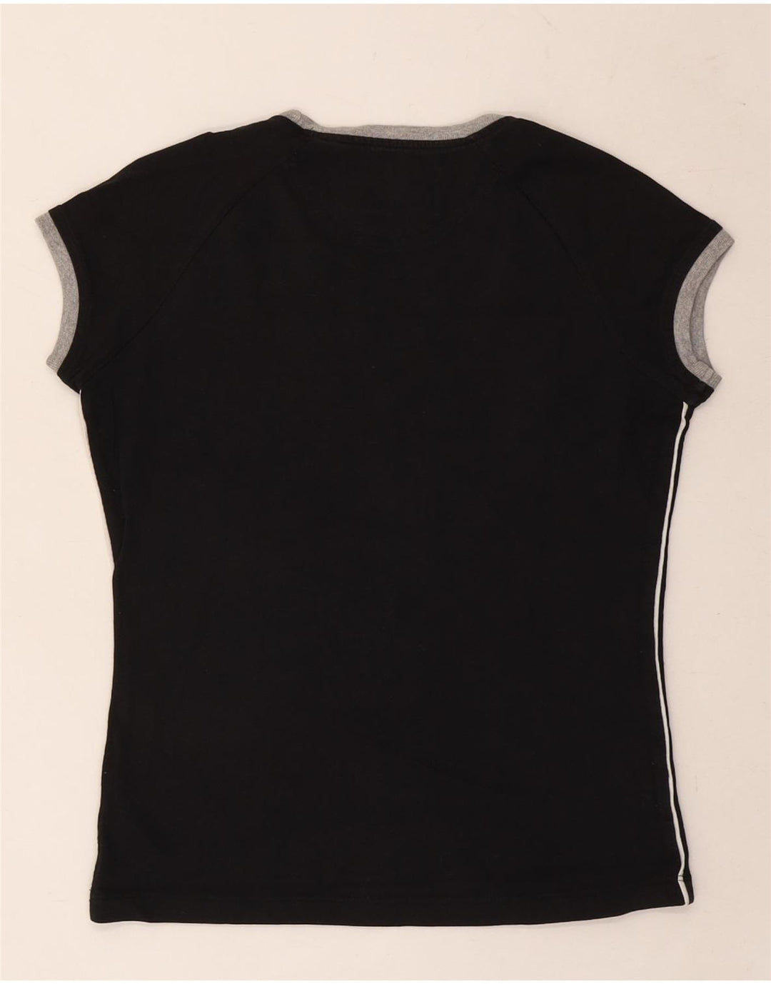 Champion Womens Heritage Classics Graphic T-Shirt Top UK 10 Small Black