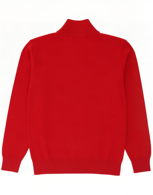 North Sails Mens Cardigan Sweater 2XL Red Cotton