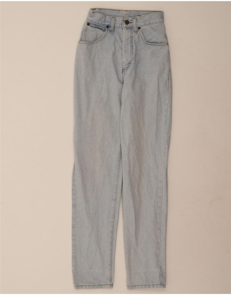 VINTAGE Womens Slim Jeans W26 L31 Blue Cotton Vintage Vintage and Second-Hand Vintage from Messina Hembry 